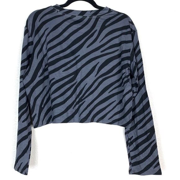 Victoria Secret Pink Zebra Animal Print Crop Top - Picture 1 of 6